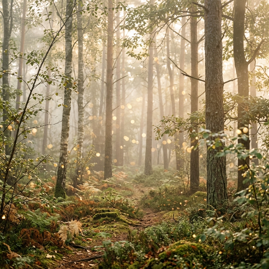 Serene misty forest — EcoMystic